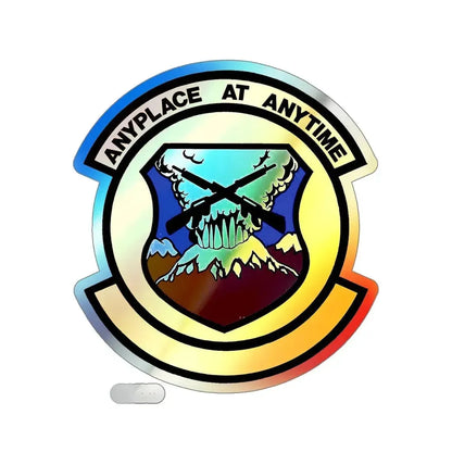 446 Security Forces Squadron AFRC (U.S. Air Force) Holographic STICKER Die-Cut Vinyl Decal - The Sticker Space