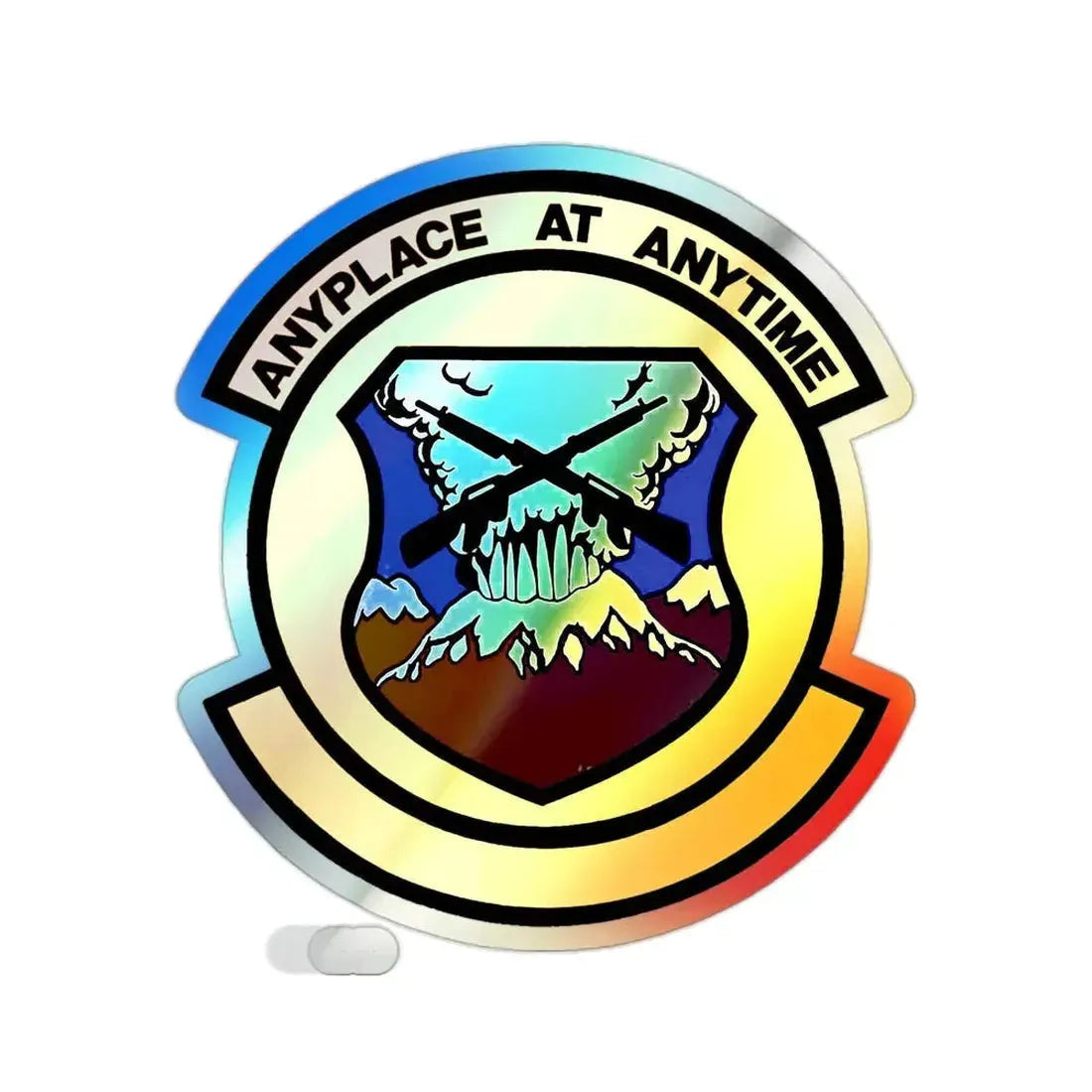 446 Security Forces Squadron AFRC (U.S. Air Force) Holographic STICKER Die-Cut Vinyl Decal - The Sticker Space