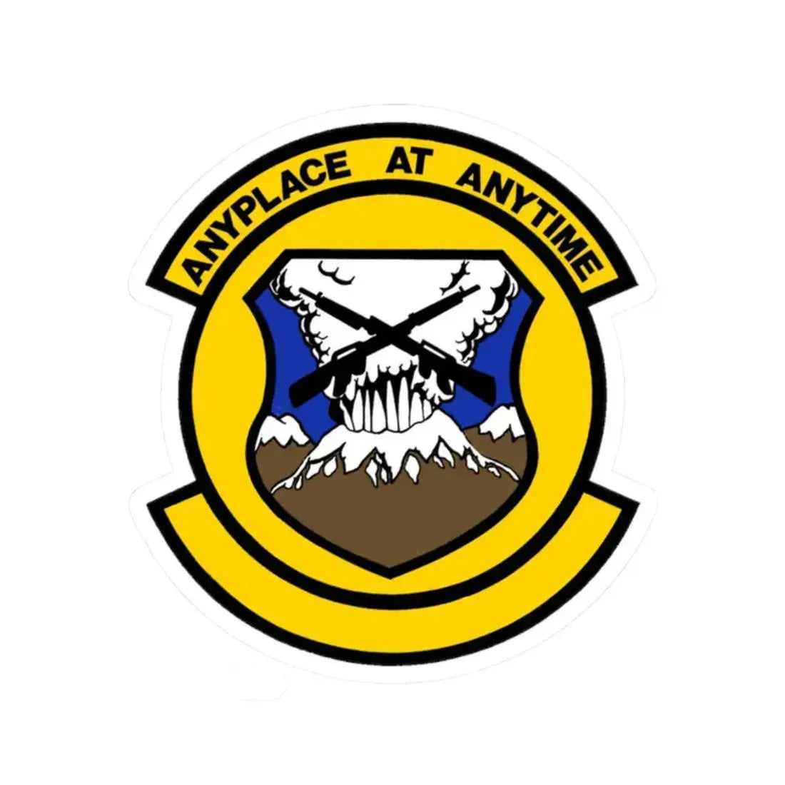 446 Security Forces Squadron AFRC (U.S. Air Force) STICKER Vinyl Kiss-Cut Decal 2 Inch White - The Sticker Space