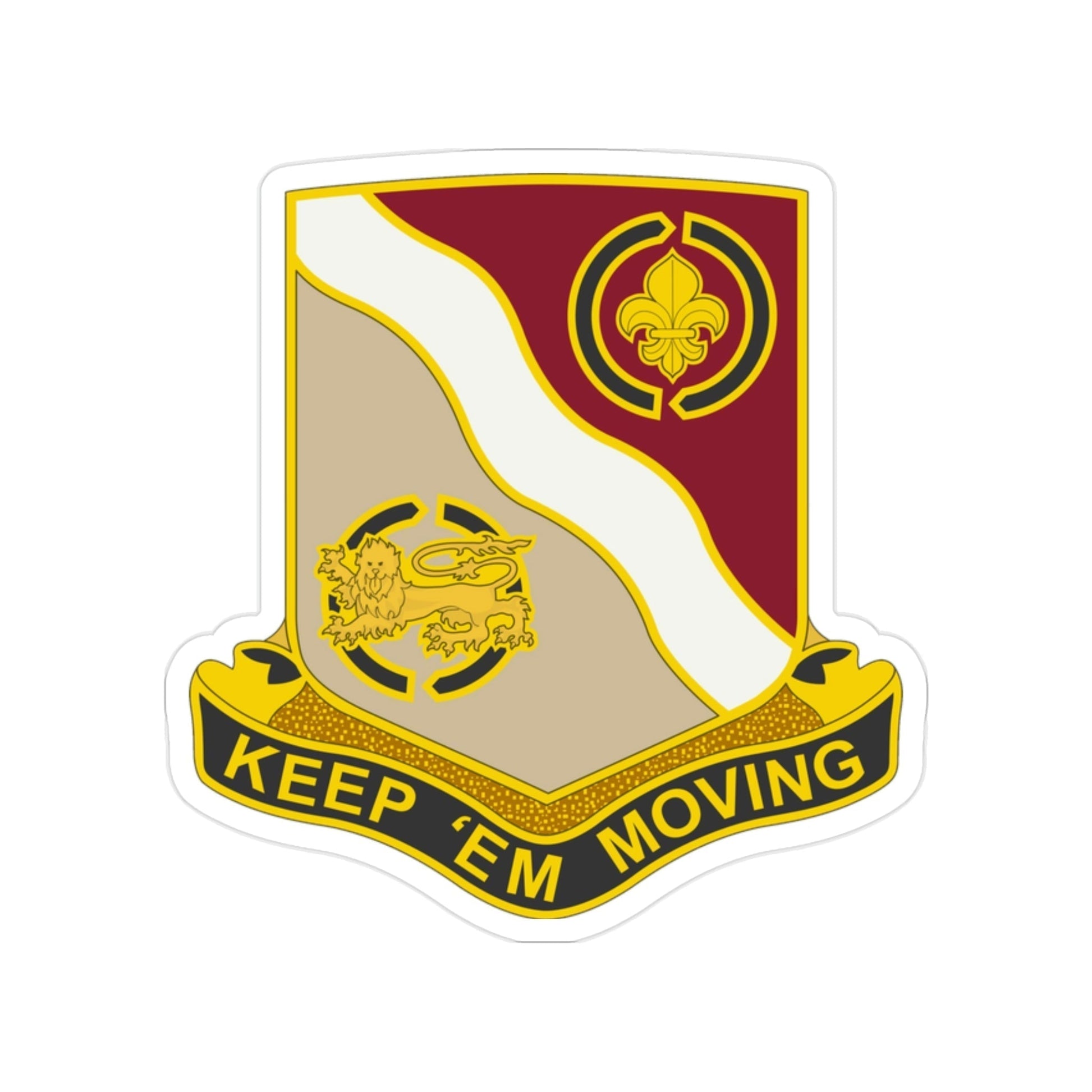 446 Transportation Battalion (U.S. Army) Transparent STICKER Die-Cut Vinyl Decal-2 Inch-The Sticker Space