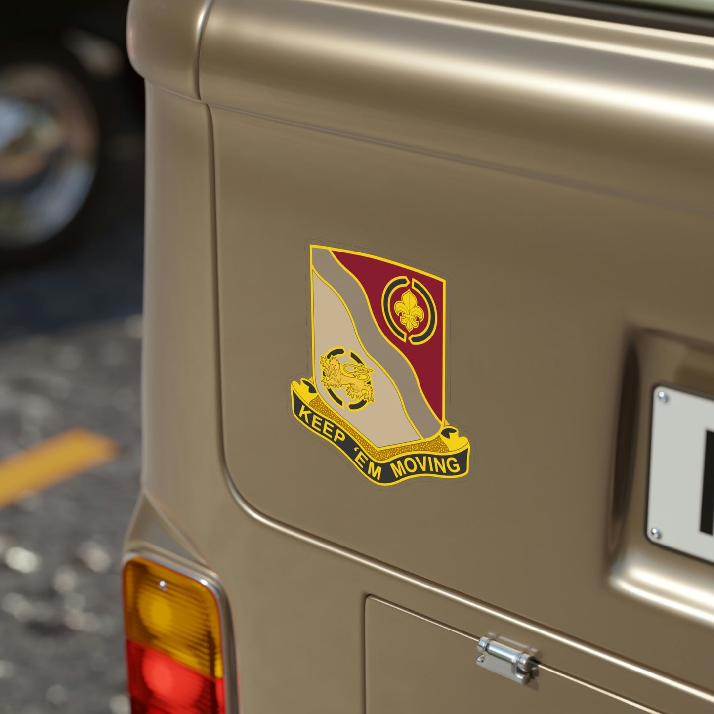 446 Transportation Battalion (U.S. Army) Transparent STICKER Die-Cut Vinyl Decal-The Sticker Space