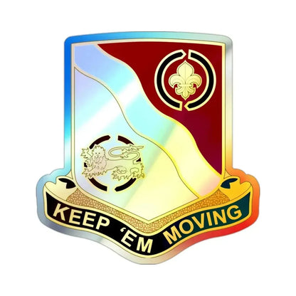 446 Transportation Battalion (U.S. Army) Holographic STICKER Die-Cut Vinyl Decal - The Sticker Space