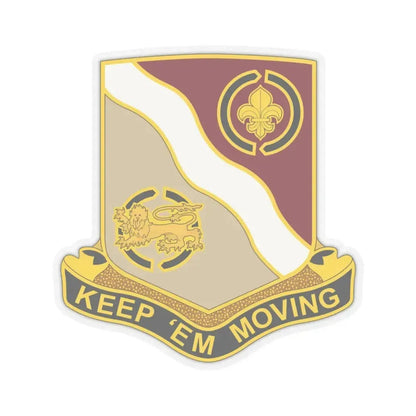 446 Transportation Battalion (U.S. Army) STICKER Vinyl Kiss-Cut Decal 6 Inch Transparent - The Sticker Space