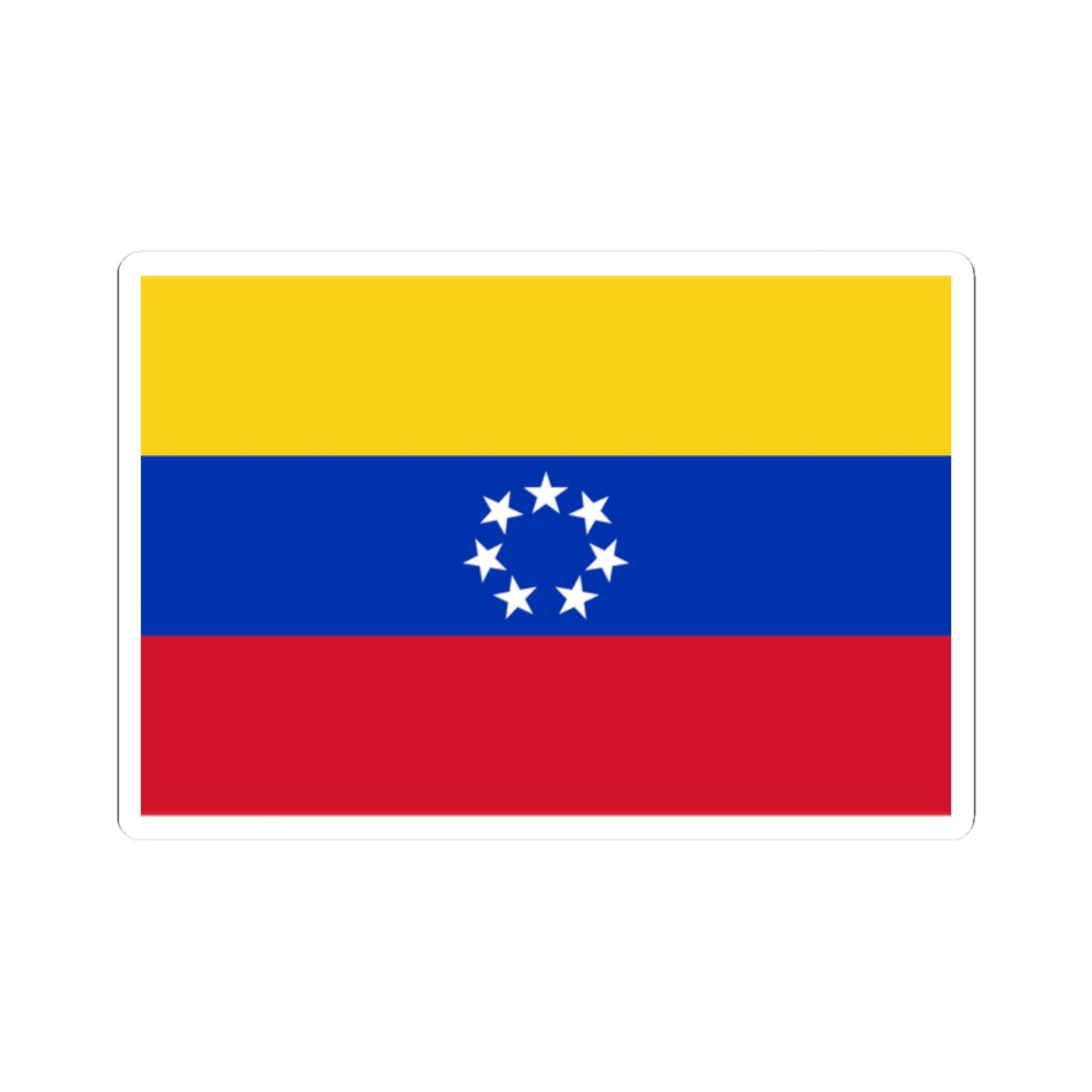 Flag of Venezuela 1905-1930 (Venezuela) STICKER Vinyl Kiss-Cut Decal