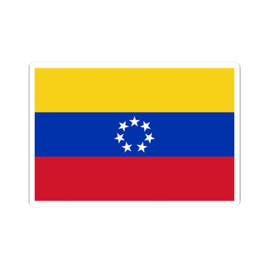 Flag of Venezuela 1905-1930 (Venezuela) STICKER Vinyl Kiss-Cut Decal