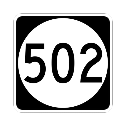 PR tertiary 502 (Puerto Rico) (Road Sign) STICKER Vinyl Kiss-Cut Decal