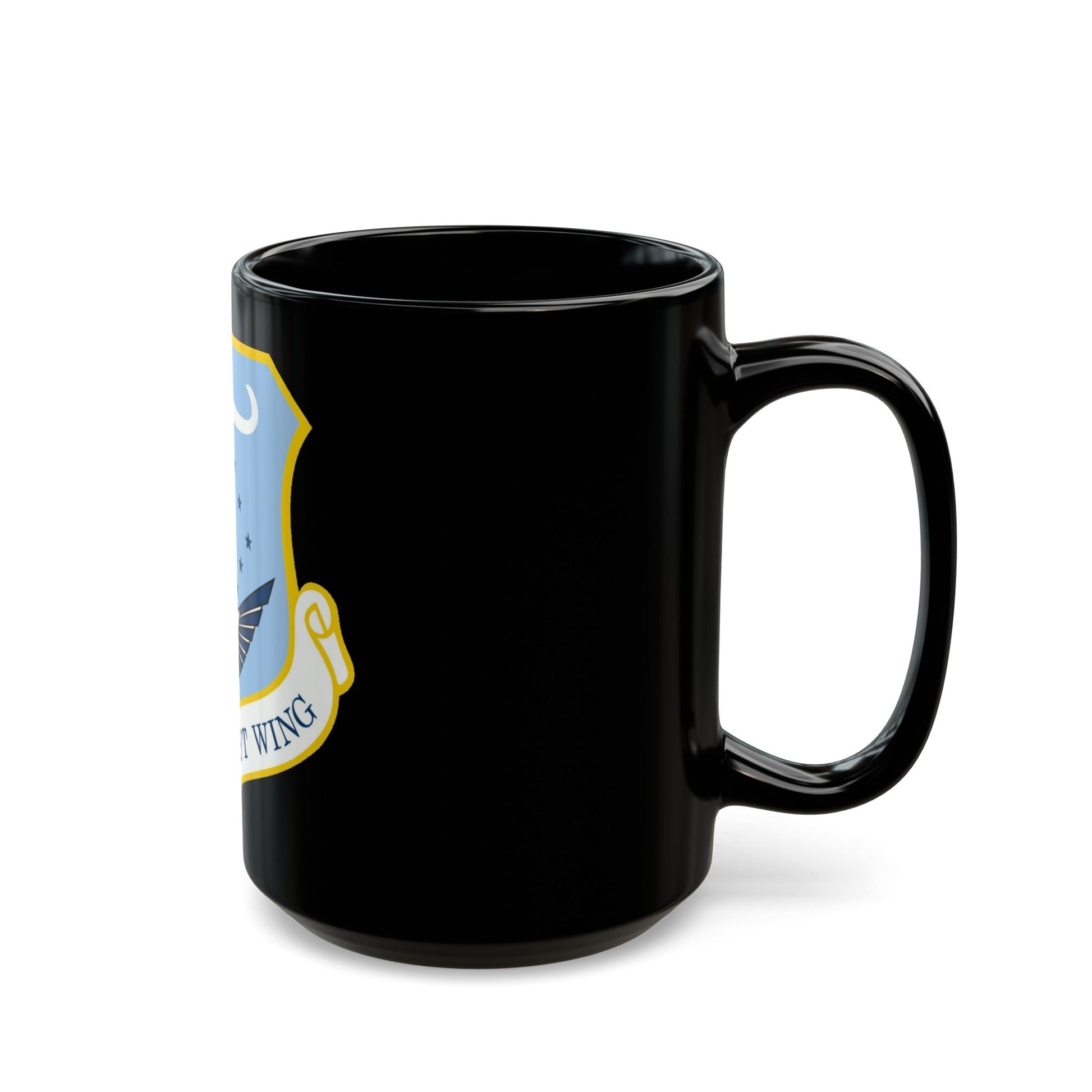 446th Airlift Wing (U.S. Air Force) Black Coffee Mug-The Sticker Space