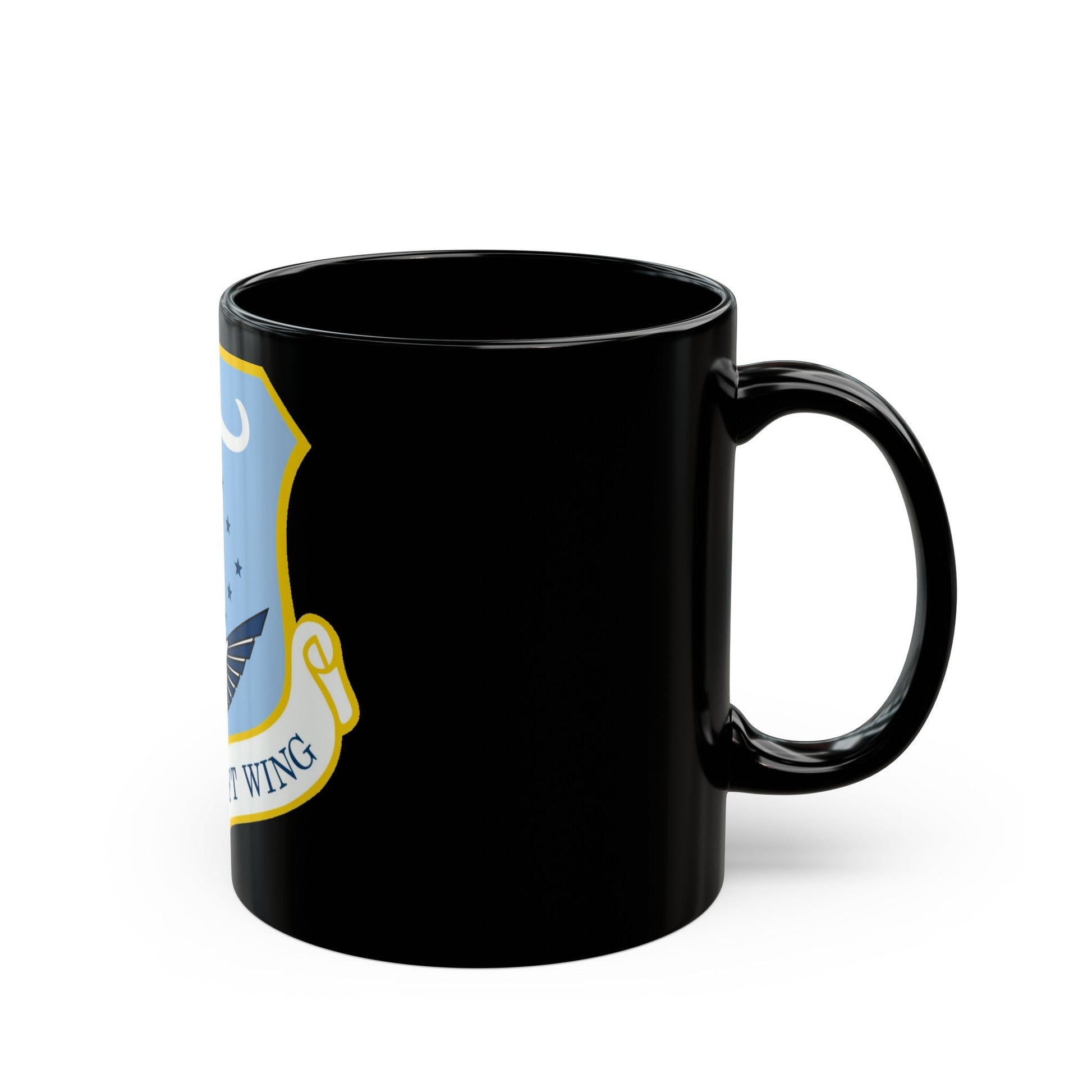 446th Airlift Wing (U.S. Air Force) Black Coffee Mug-The Sticker Space