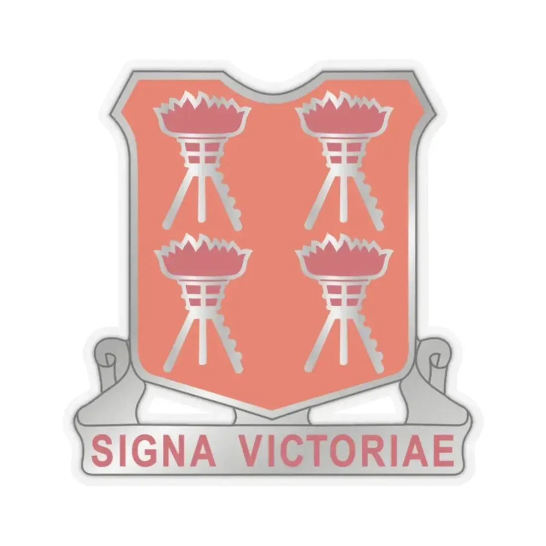 447 Signal Battalion (U.S. Army) STICKER Vinyl Kiss-Cut Decal 2 Inch Transparent - The Sticker Space