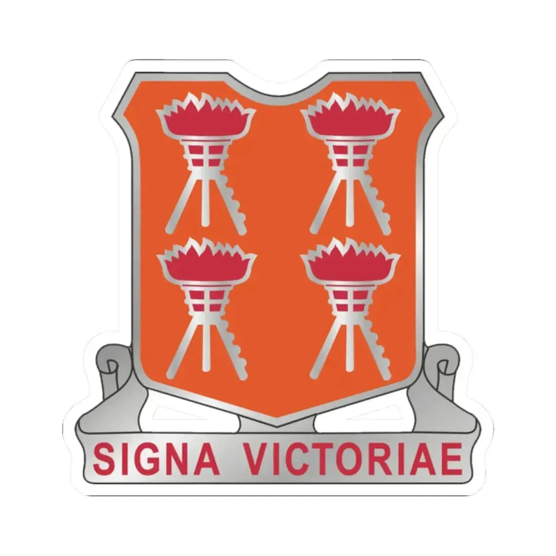 447 Signal Battalion (U.S. Army) STICKER Vinyl Kiss-Cut Decal 2 Inch White - The Sticker Space