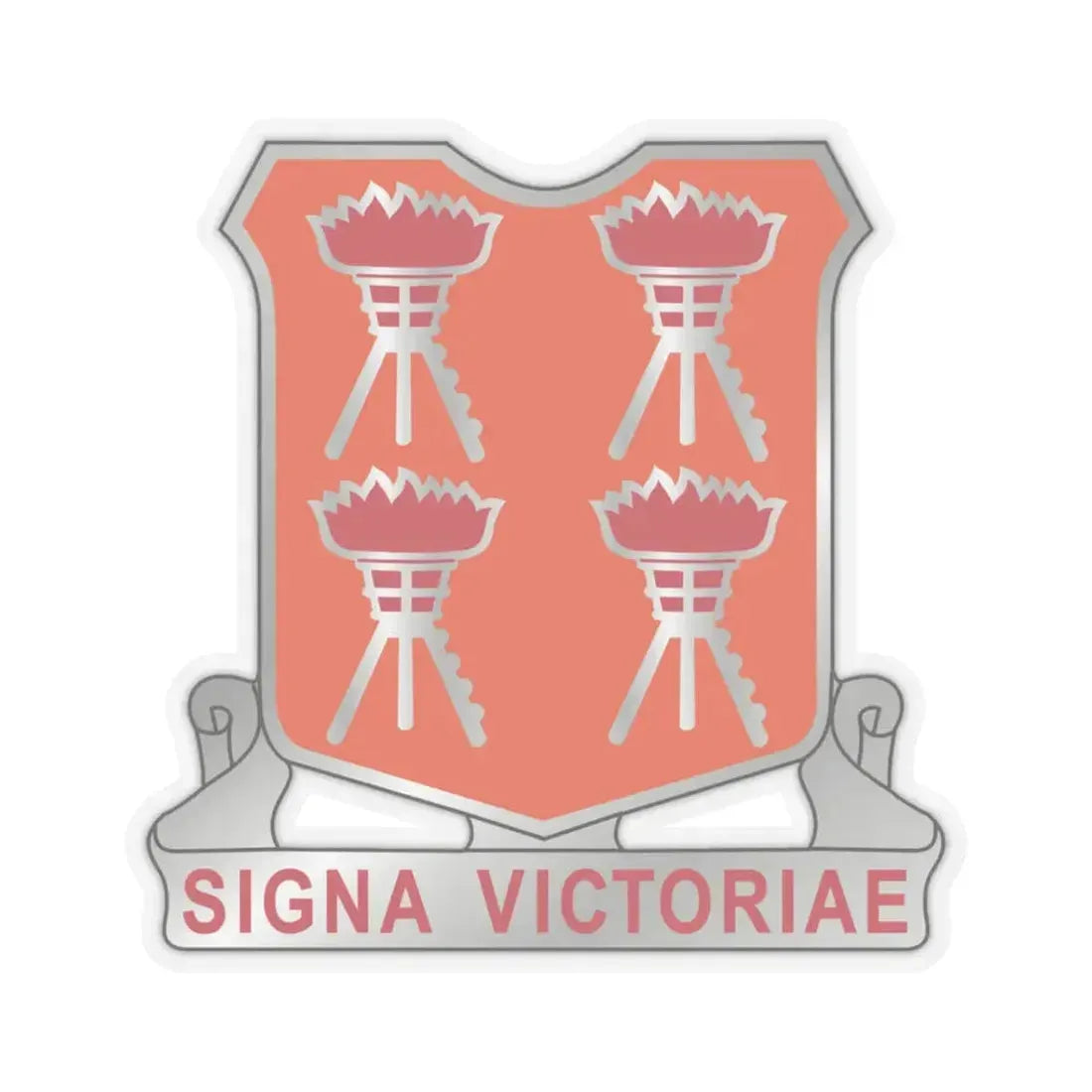 447 Signal Battalion (U.S. Army) STICKER Vinyl Kiss-Cut Decal 3 Inch Transparent - The Sticker Space