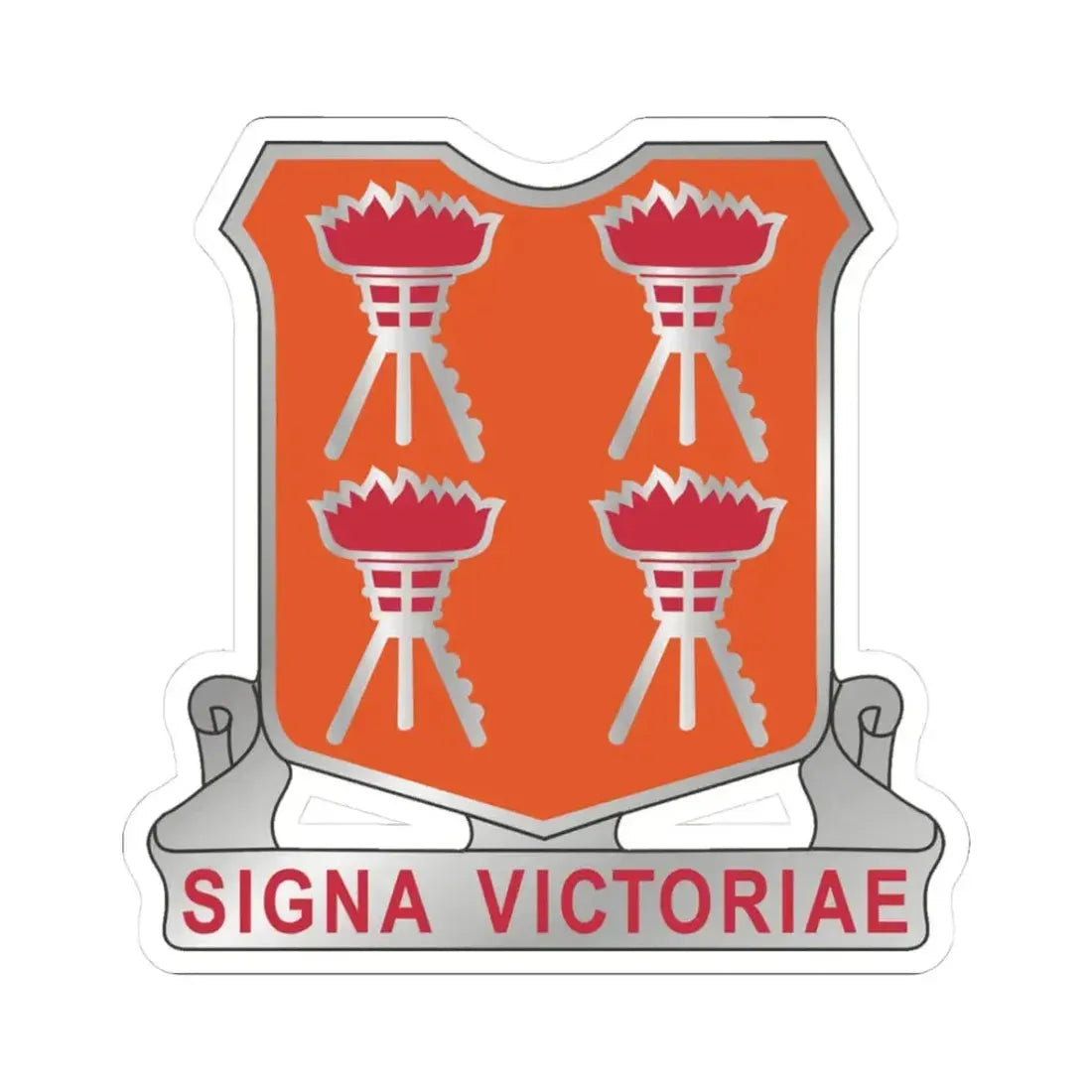 447 Signal Battalion (U.S. Army) STICKER Vinyl Kiss-Cut Decal 3 Inch White - The Sticker Space