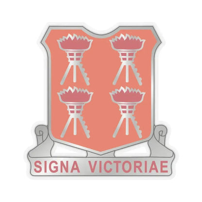 447 Signal Battalion (U.S. Army) STICKER Vinyl Kiss-Cut Decal 4 Inch Transparent - The Sticker Space