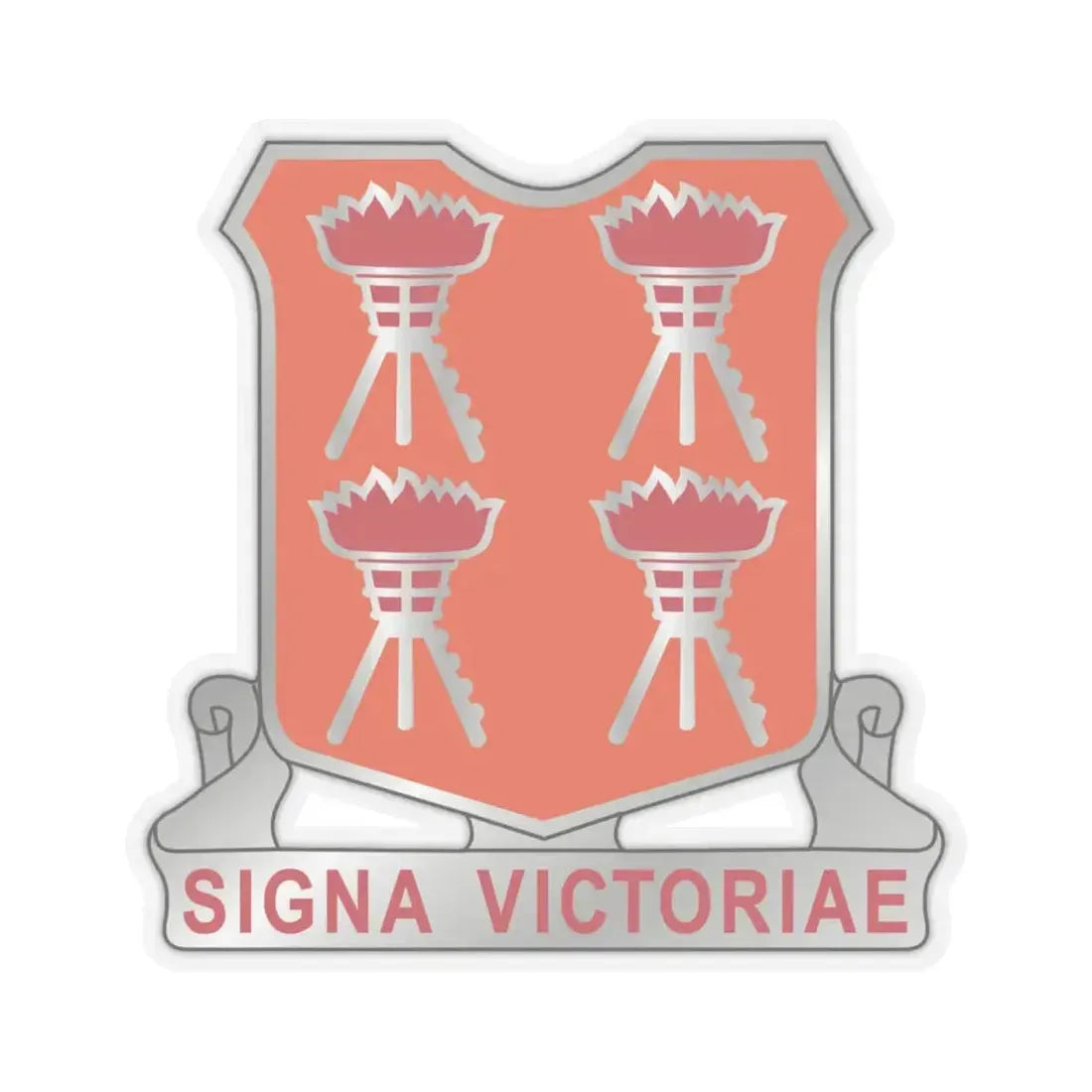 447 Signal Battalion (U.S. Army) STICKER Vinyl Kiss-Cut Decal 6 Inch Transparent - The Sticker Space