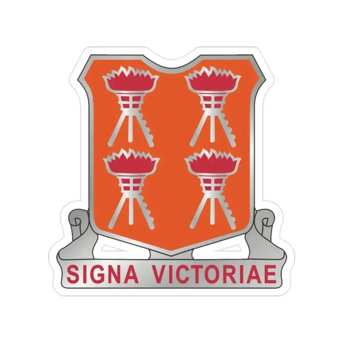 447 Signal Battalion (U.S. Army) Transparent STICKER Die-Cut Vinyl Decal 2 Inch - The Sticker Space