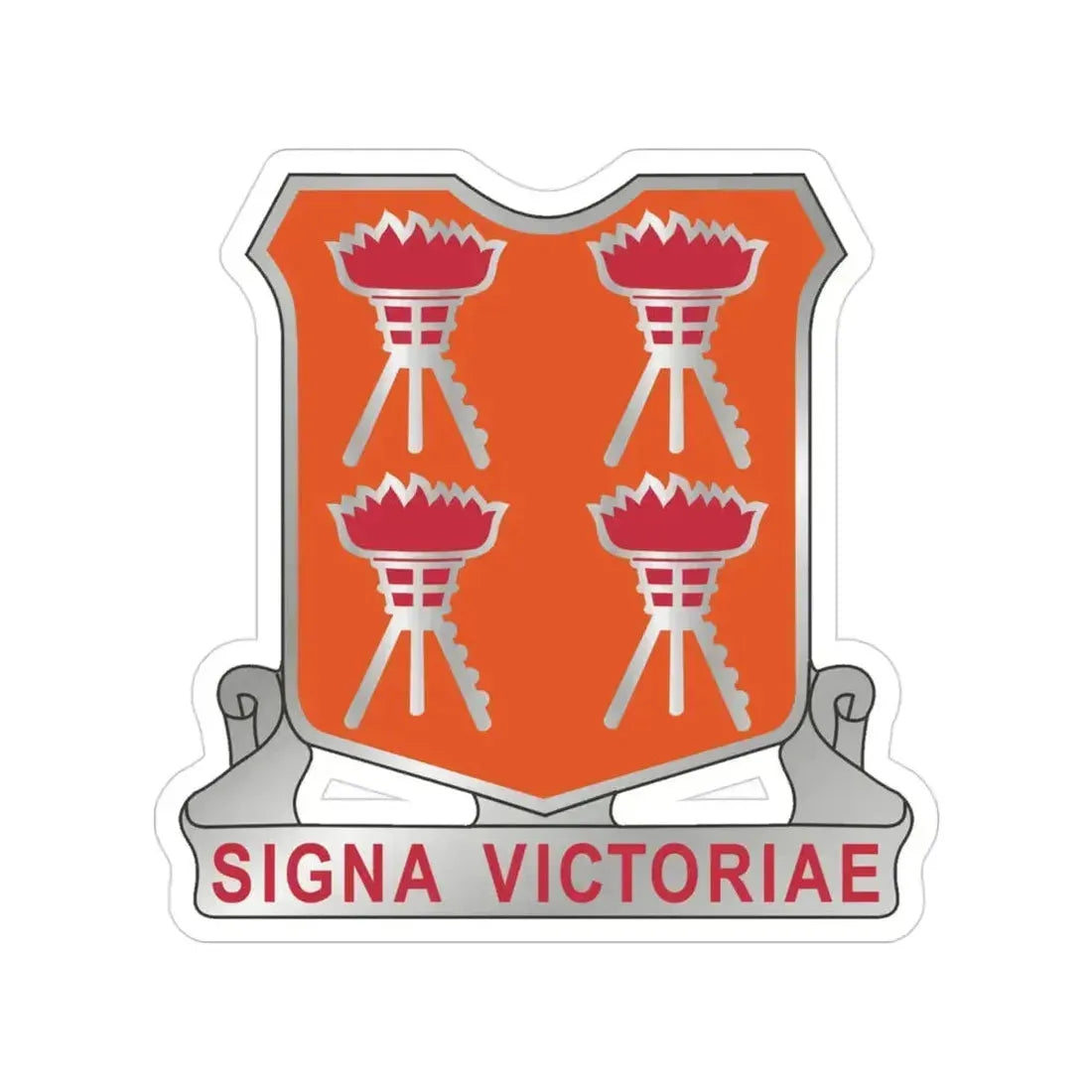 447 Signal Battalion (U.S. Army) Transparent STICKER Die-Cut Vinyl Decal 3 Inch - The Sticker Space