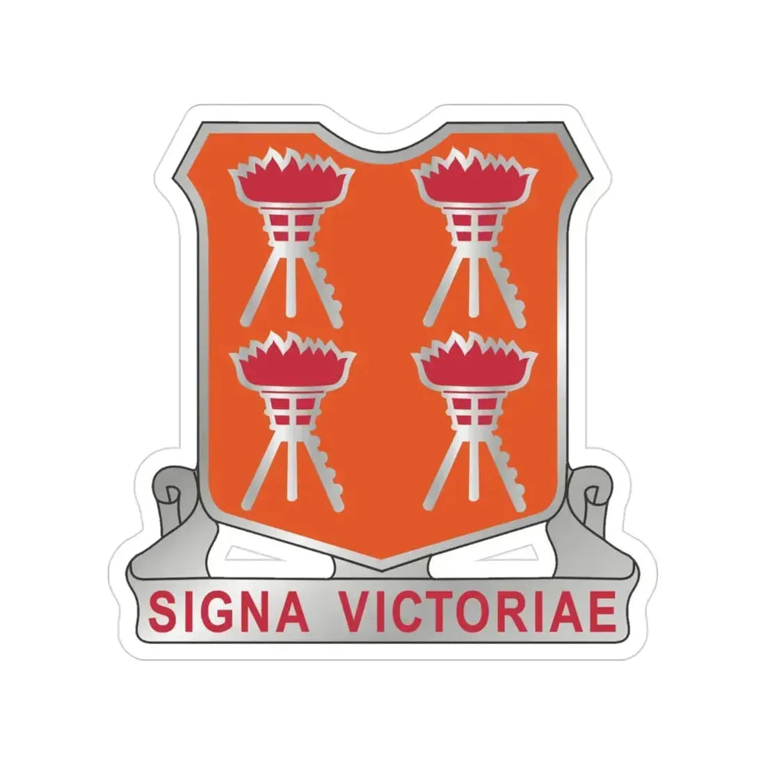 447 Signal Battalion (U.S. Army) Transparent STICKER Die-Cut Vinyl Decal 3 Inch - The Sticker Space