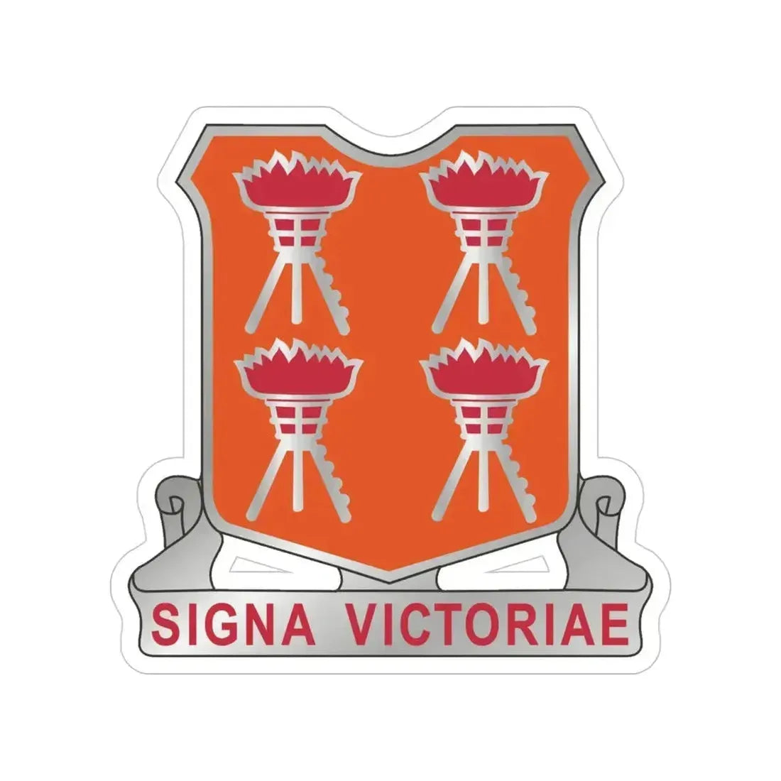 447 Signal Battalion (U.S. Army) Transparent STICKER Die-Cut Vinyl Decal 4 Inch - The Sticker Space