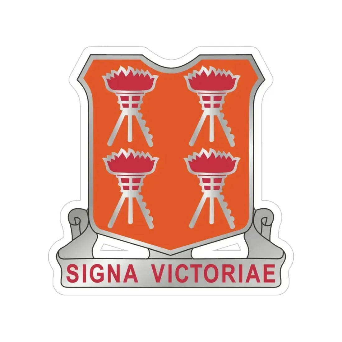 447 Signal Battalion (U.S. Army) Transparent STICKER Die-Cut Vinyl Decal 4 Inch - The Sticker Space