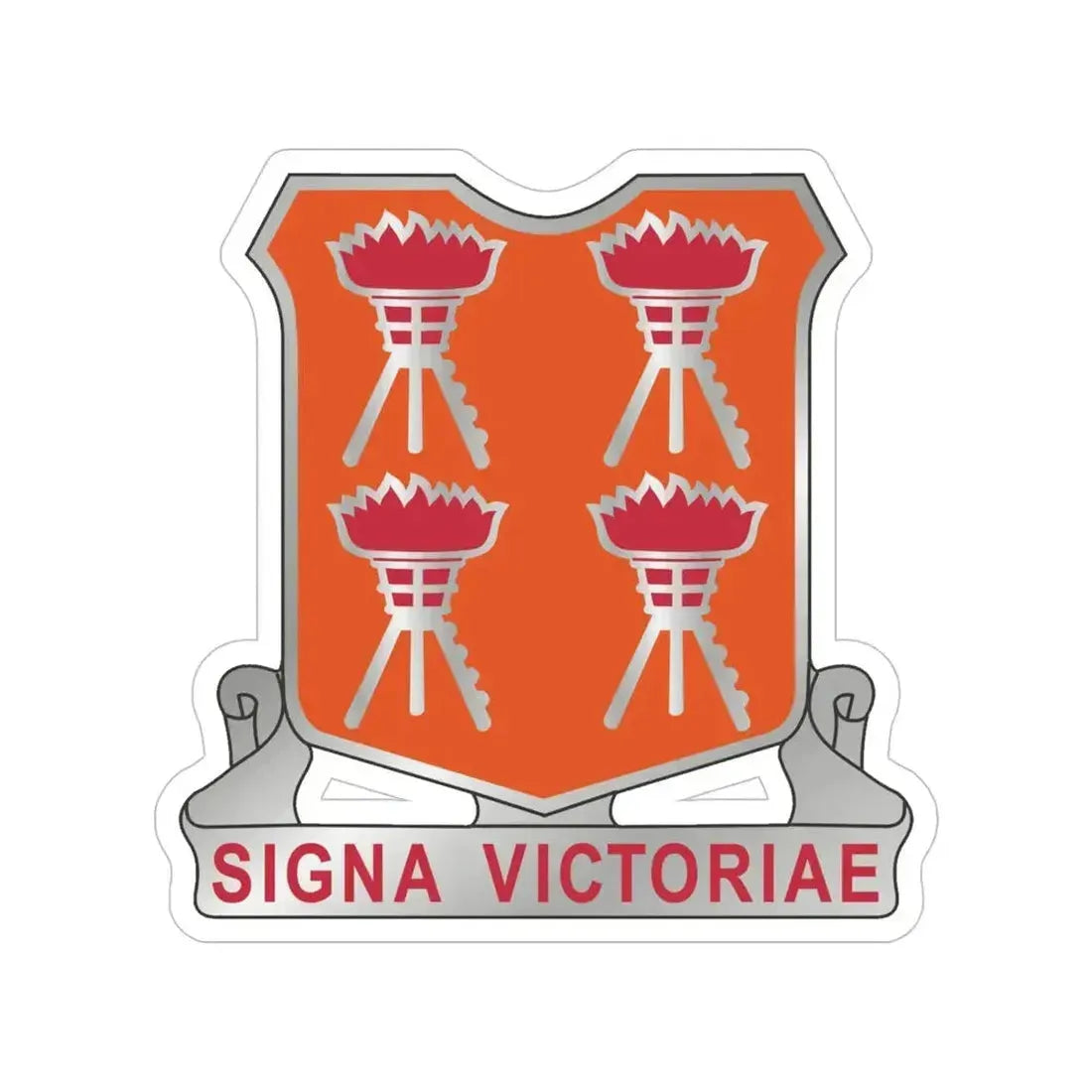 447 Signal Battalion (U.S. Army) Transparent STICKER Die-Cut Vinyl Decal 5 Inch - The Sticker Space