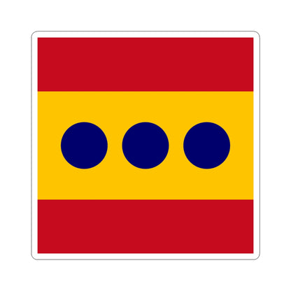 Flag of Admiral Spain (Spain) STICKER Vinyl Kiss-Cut Decal