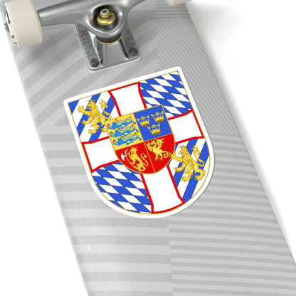Armoiries de Christophe de Bavière (Germany) (Coat of Arms) STICKER Vinyl Kiss-Cut Decal