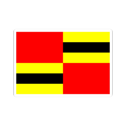 Flag of Ushant (France) STICKER Vinyl Kiss-Cut Decal