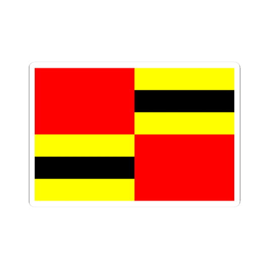 Flag of Ushant (France) STICKER Vinyl Kiss-Cut Decal