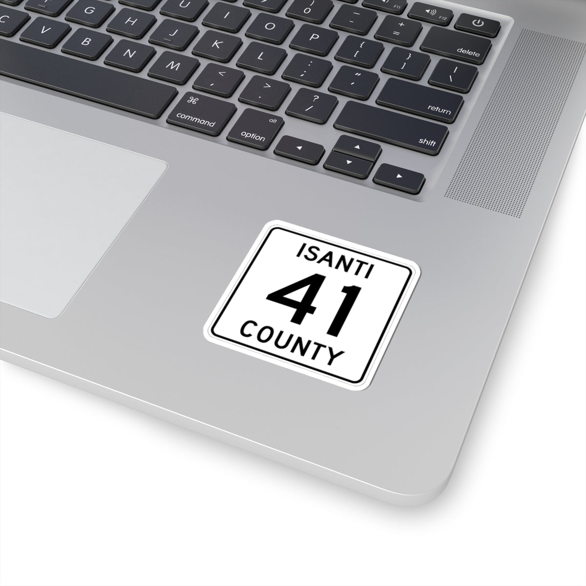 Isanti County 41 MN (Minnesota) (Road Sign) STICKER Vinyl Kiss-Cut Decal