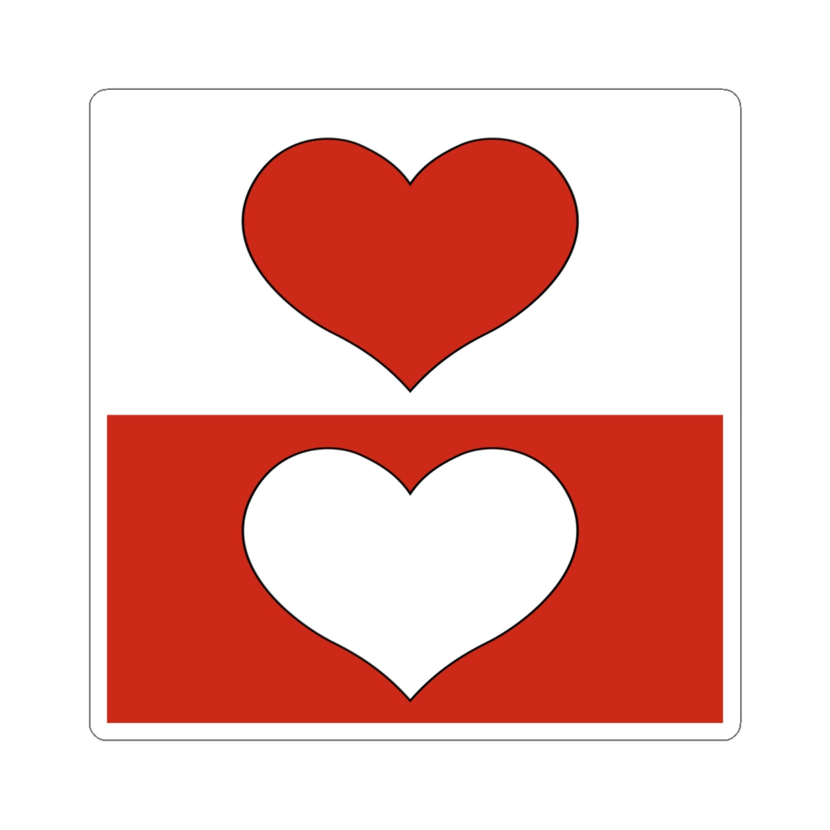 CHE Wermatswil Flag (Switzerland) STICKER Vinyl Kiss-Cut Decal