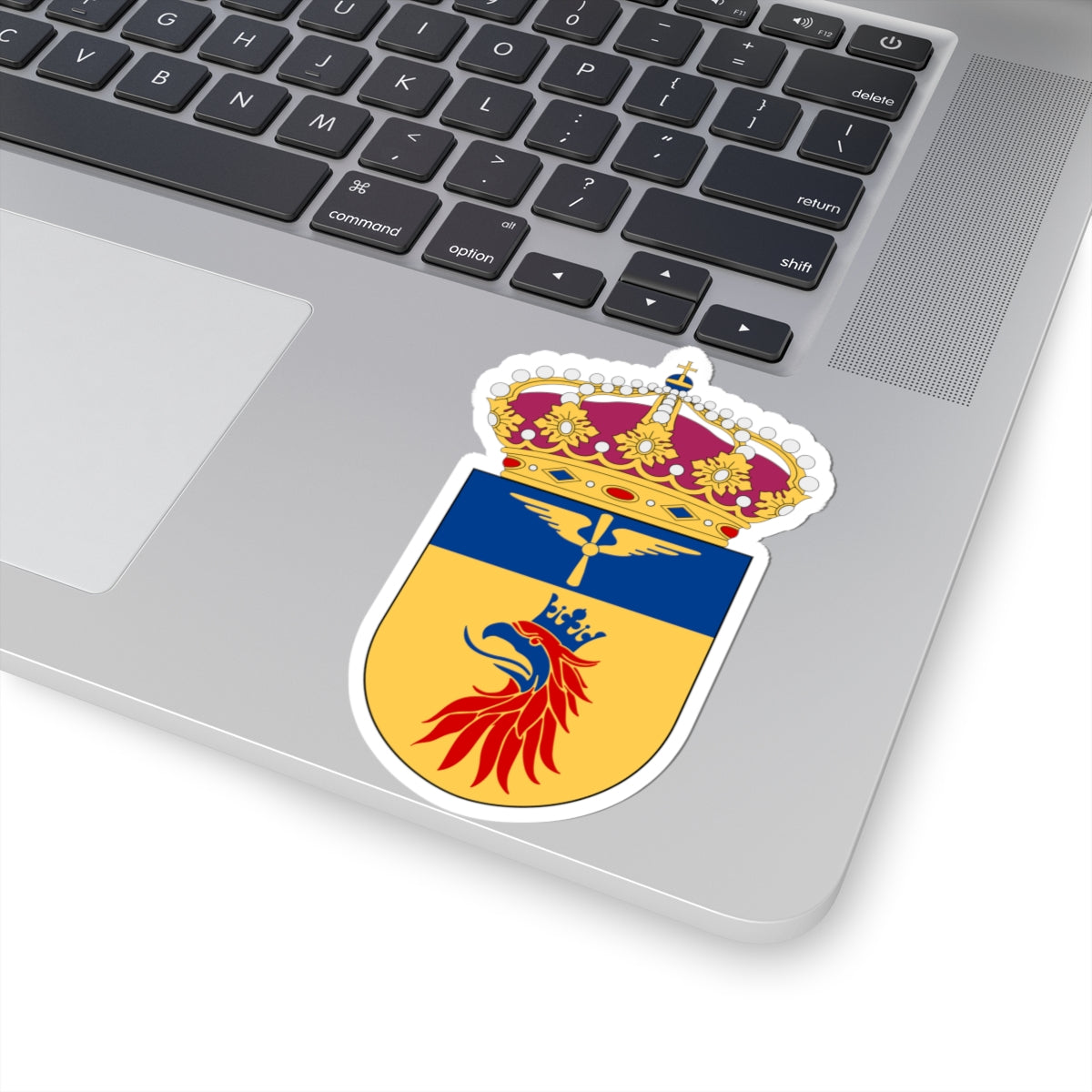 Skånska flygflottiljen vapen (Sweden) (Coat of Arms) STICKER Vinyl Kiss-Cut Decal