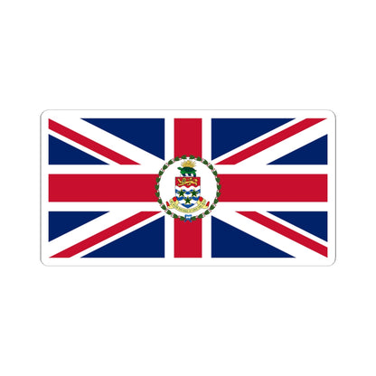 Flag of the Governor of the Cayman Islands pre-1999 (United Kingdom) STICKER Vinyl Kiss-Cut Decal