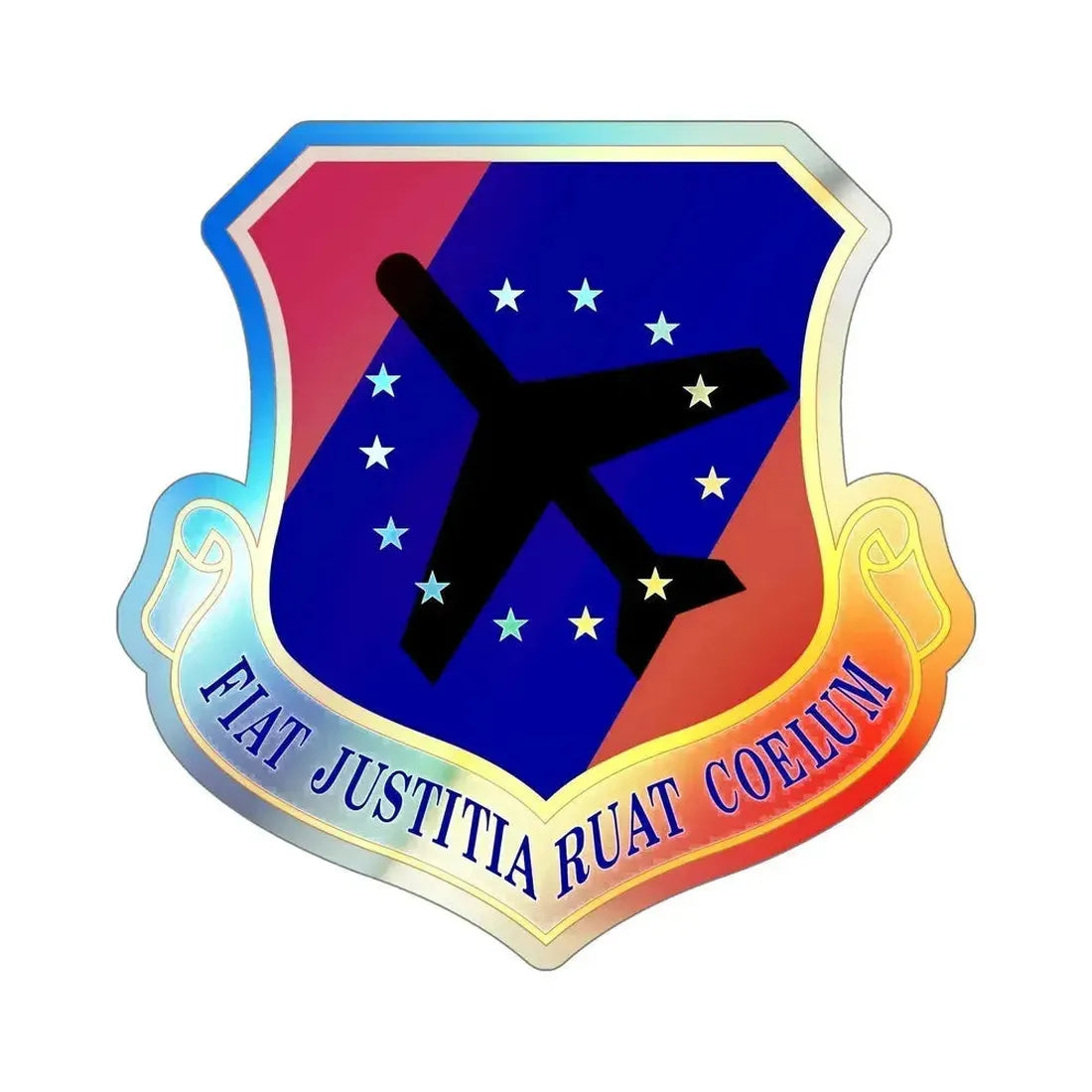 447th Air Expeditionary Group (U.S. Air Force) Holographic STICKER Die-Cut Vinyl Decal 6 Inch Holographic - The Sticker Space