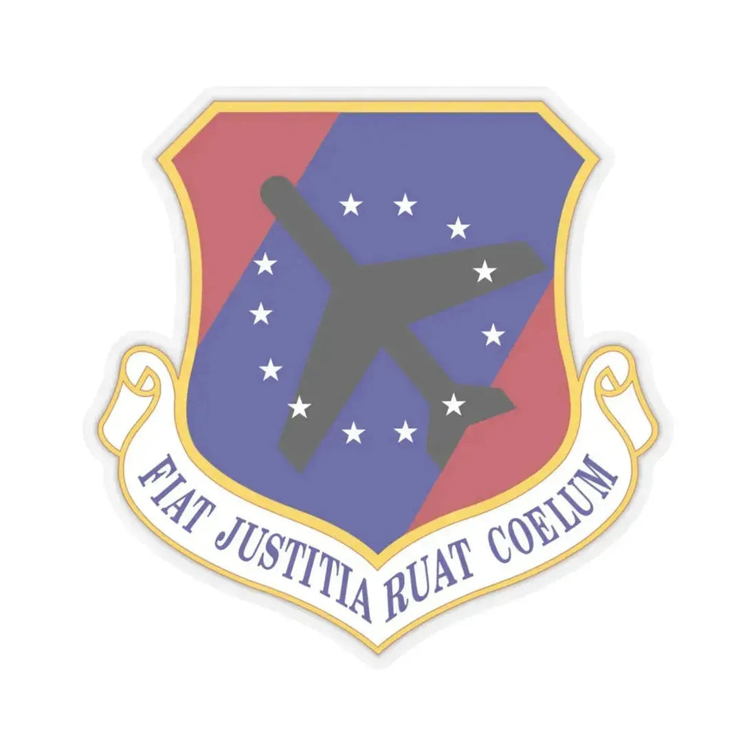 447th Air Expeditionary Group (U.S. Air Force) STICKER Vinyl Kiss-Cut Decal 6 Inch Transparent - The Sticker Space