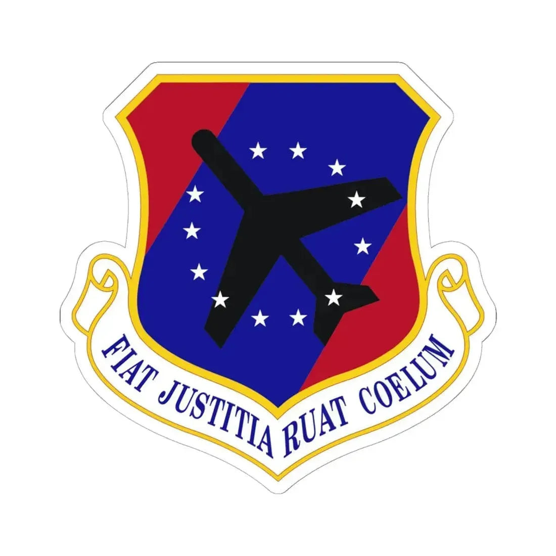 447th Air Expeditionary Group (U.S. Air Force) STICKER Vinyl Kiss-Cut Decal 6 Inch White - The Sticker Space