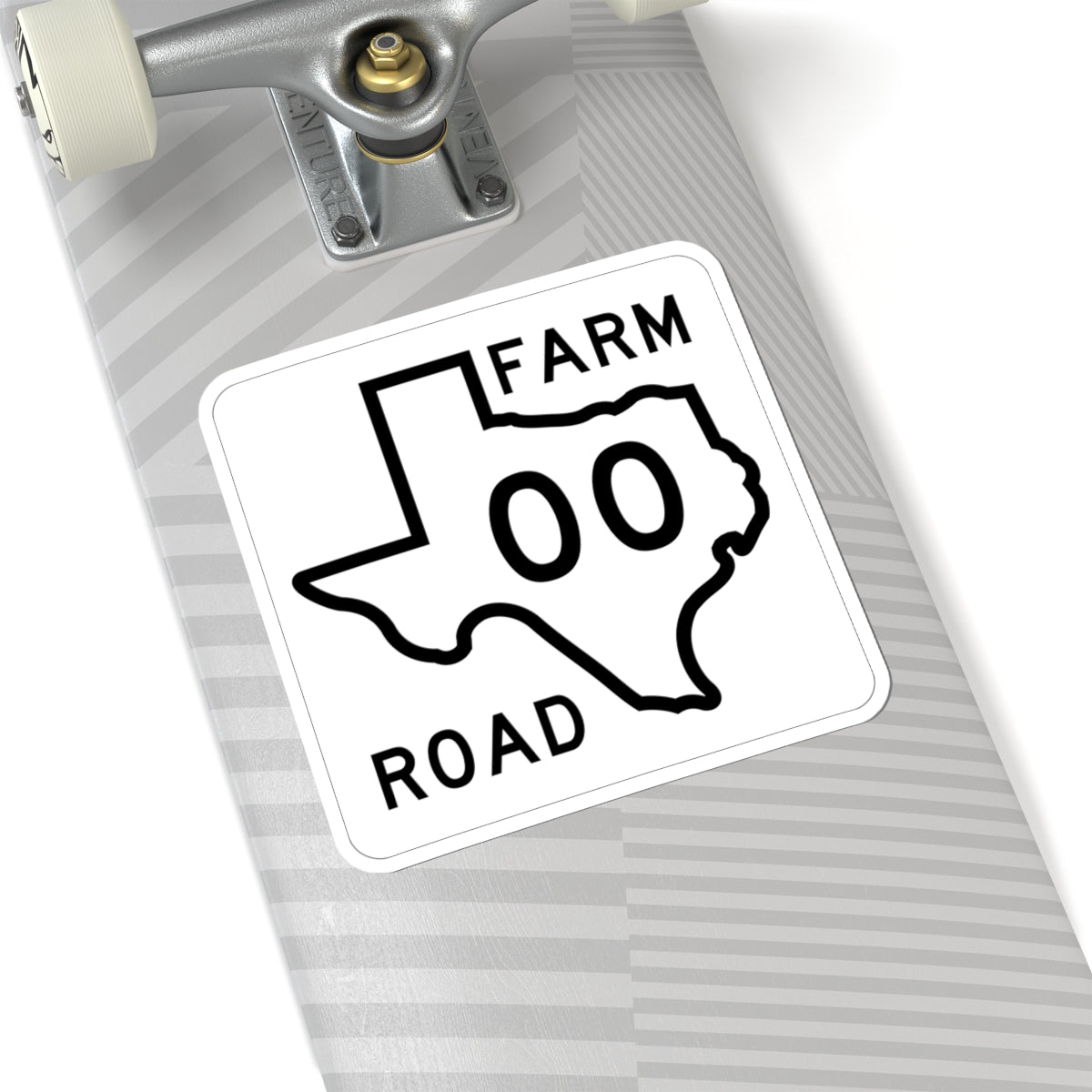 Texas FM 00 1956 template (Texas) (Road Sign) STICKER Vinyl Kiss-Cut Decal