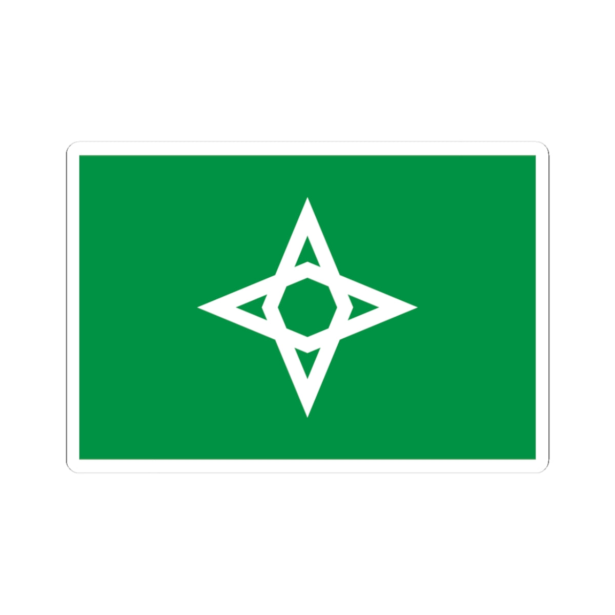 Flag of Morioka Iwate (Japan) STICKER Vinyl Kiss-Cut Decal