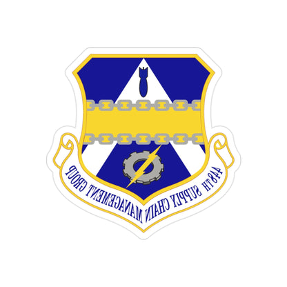 448th Supply Chain Management Group (U.S. Air Force) REVERSE PRINT Transparent STICKER-2 Inch-The Sticker Space