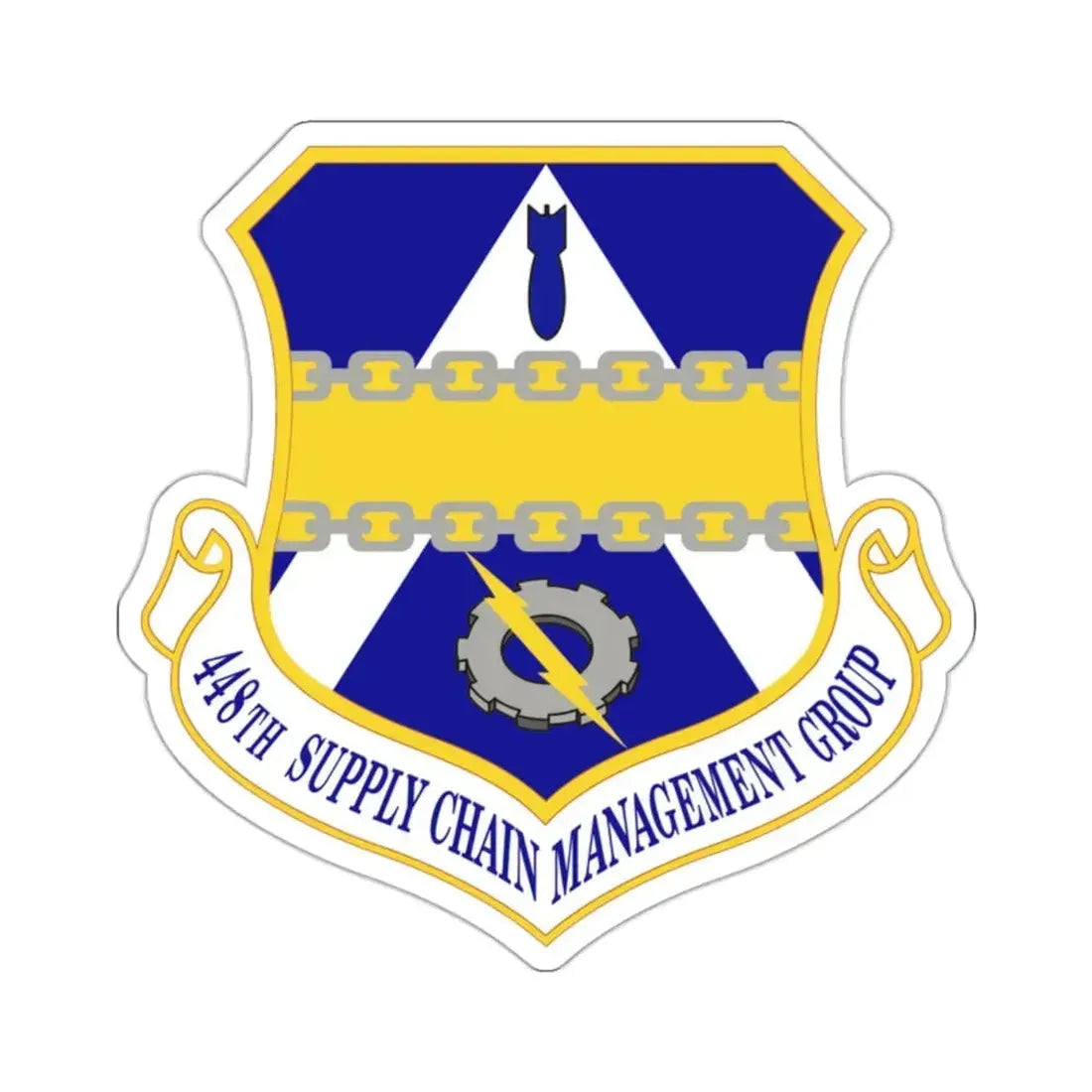 448th Supply Chain Management Group (U.S. Air Force) STICKER Vinyl Die-Cut Decal - The Sticker Space