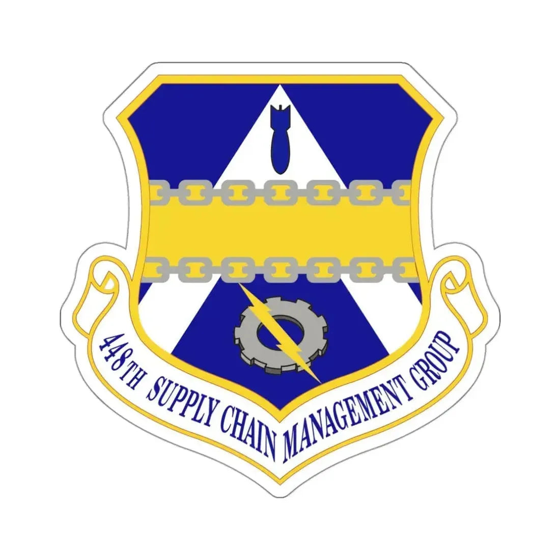 448th Supply Chain Management Group (U.S. Air Force) STICKER Vinyl Die-Cut Decal - The Sticker Space