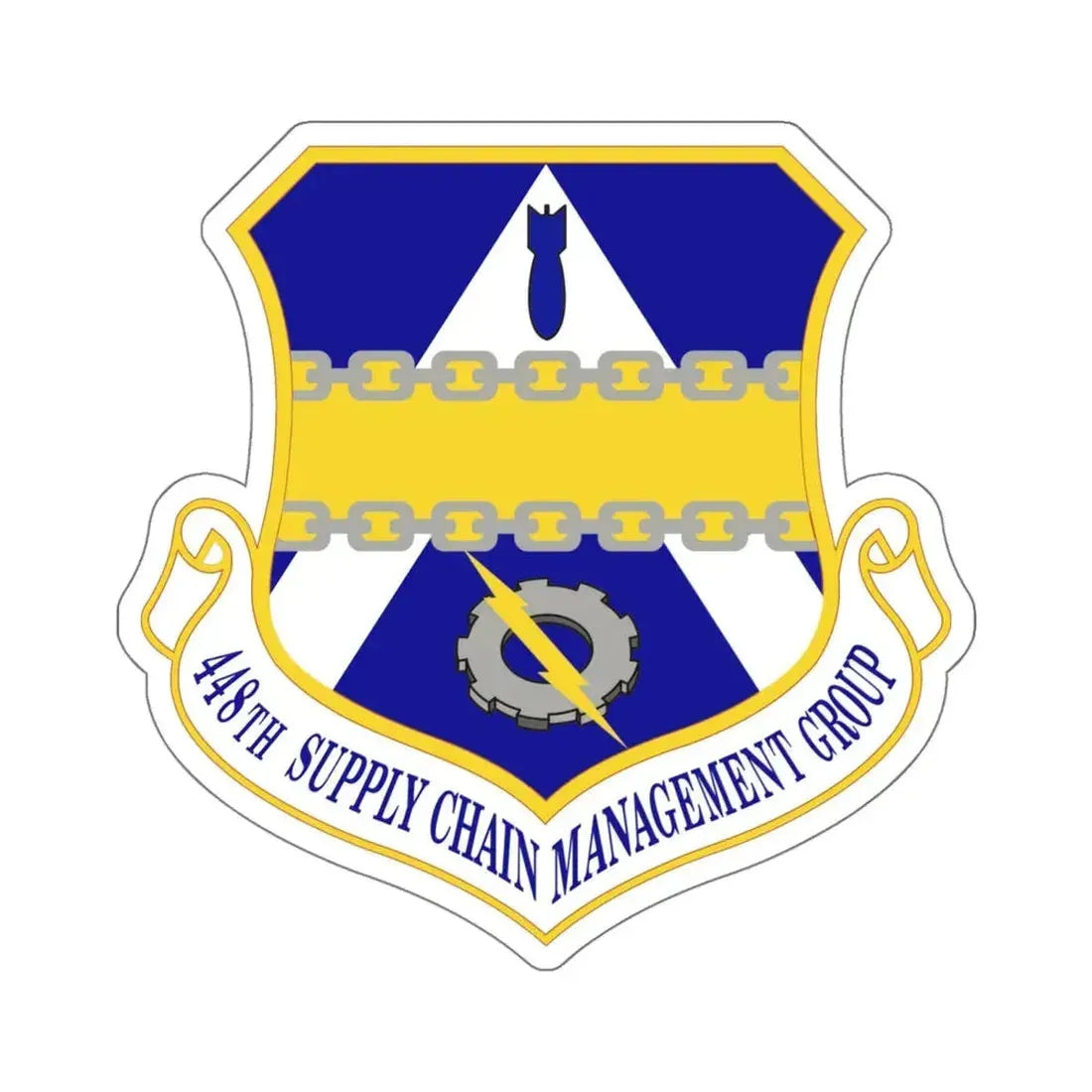 448th Supply Chain Management Group (U.S. Air Force) STICKER Vinyl Die-Cut Decal - The Sticker Space