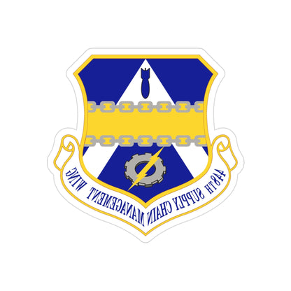 448th Supply Chain Managment Wing (U.S. Air Force) REVERSE PRINT Transparent STICKER-3 Inch-The Sticker Space