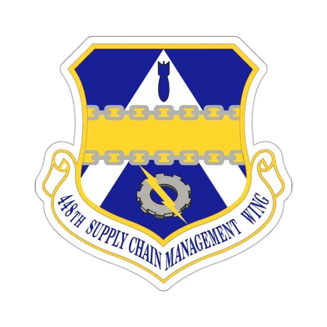 448th Supply Chain Managment Wing (U.S. Air Force) STICKER Vinyl Die-Cut Decal 2 Inch - The Sticker Space