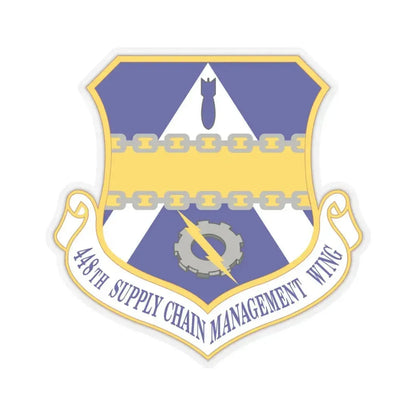 448th Supply Chain Managment Wing (U.S. Air Force) STICKER Vinyl Kiss-Cut Decal 6 Inch Transparent - The Sticker Space