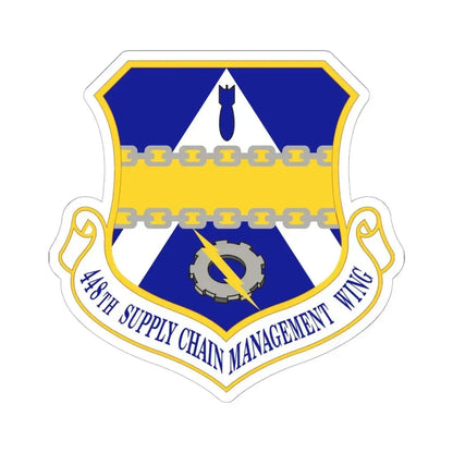 448th Supply Chain Managment Wing (U.S. Air Force) STICKER Vinyl Kiss-Cut Decal 6 Inch White - The Sticker Space