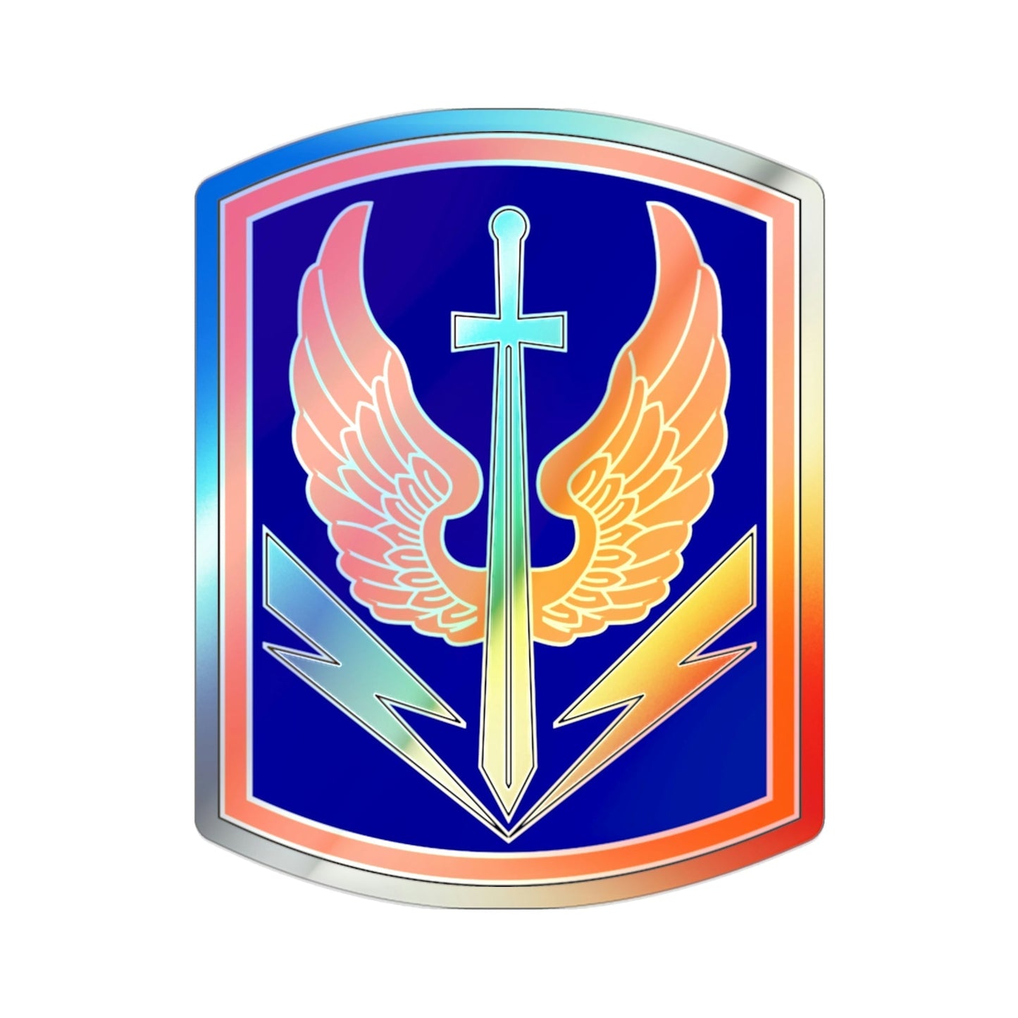 449 Aviation Brigade (U.S. Army) Holographic STICKER Die-Cut Vinyl Decal-2 Inch-The Sticker Space