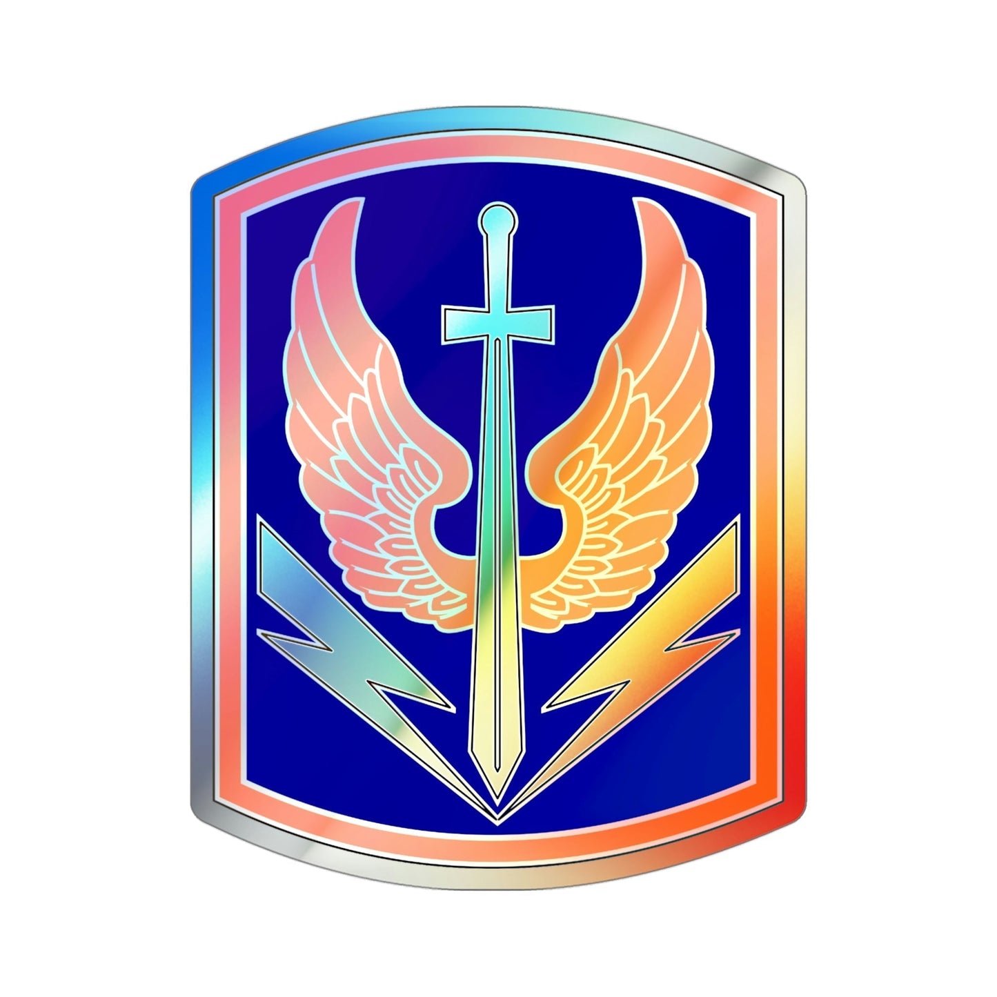 449 Aviation Brigade (U.S. Army) Holographic STICKER Die-Cut Vinyl Decal-4 Inch-The Sticker Space