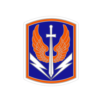 449 Aviation Brigade (U.S. Army) REVERSE PRINT Transparent STICKER-4" × 4"-The Sticker Space