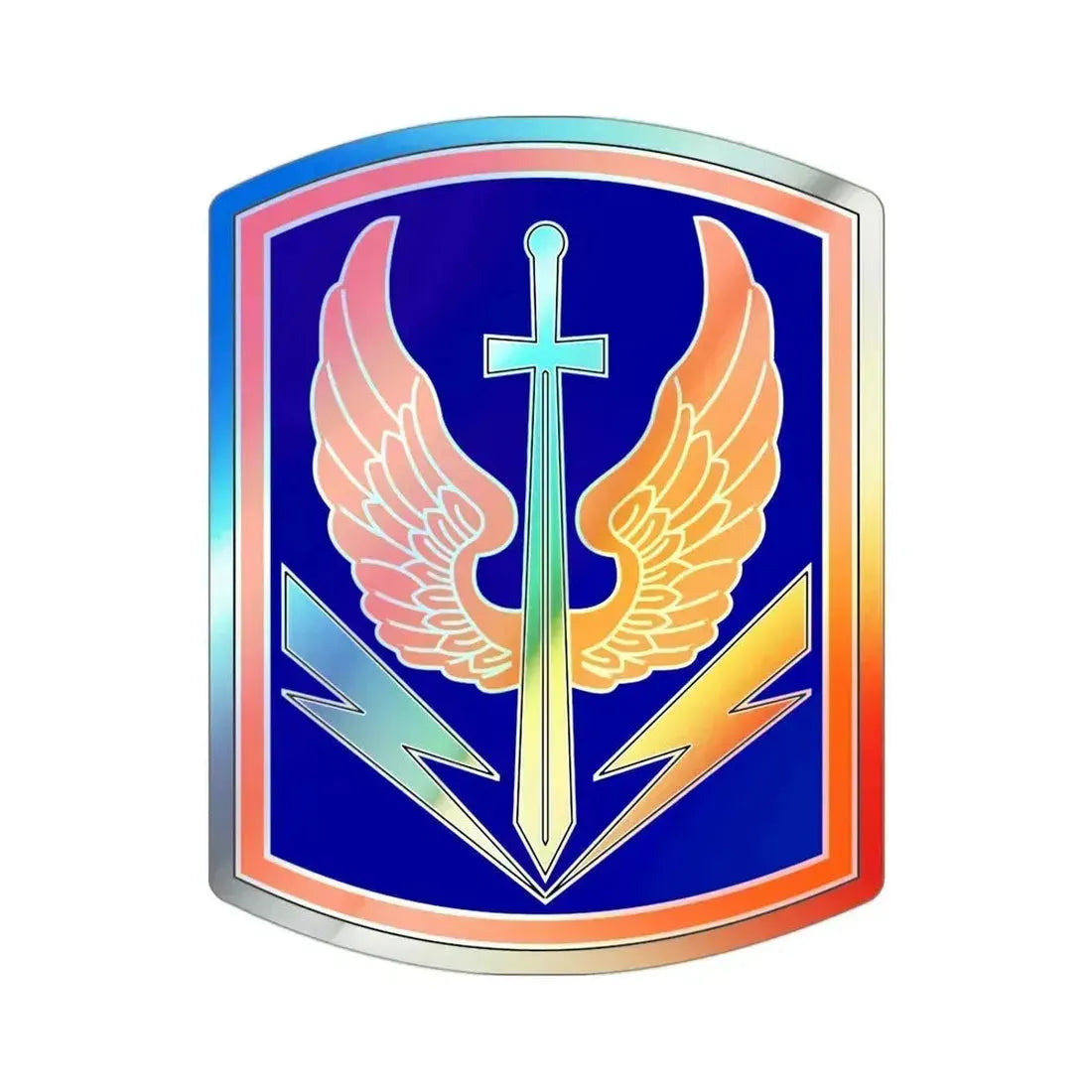 449 Aviation Brigade (U.S. Army) Holographic STICKER Die-Cut Vinyl Decal 3 Inch Holographic - The Sticker Space