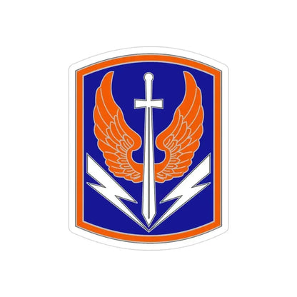 449 Aviation Brigade (U.S. Army) REVERSE PRINT Transparent Die-Cut STICKER 3 Inch Die-Cut Transparent - The Sticker Space